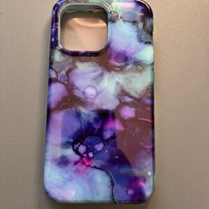 Vibrant Purple and Blue Abstract Phone Case